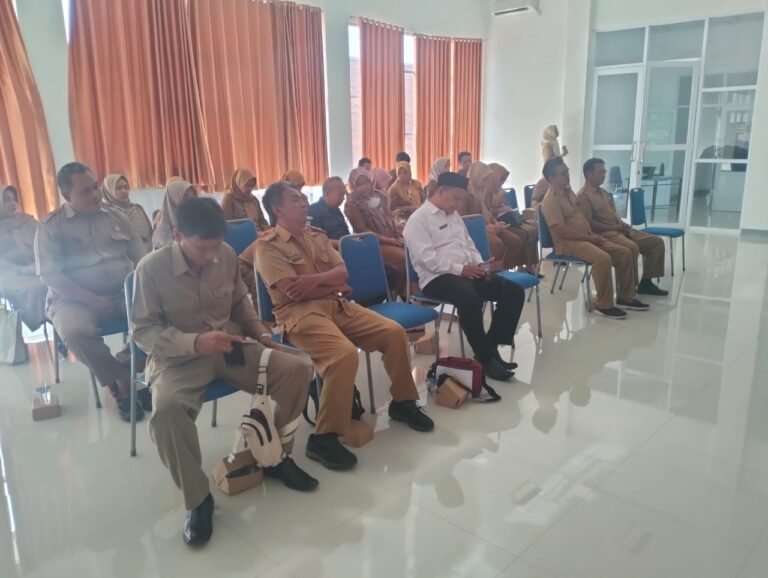 Polsek Cisaga Ikuti Loka Karya Mini Lintas Sektor UPTD Puskesmas Cisaga