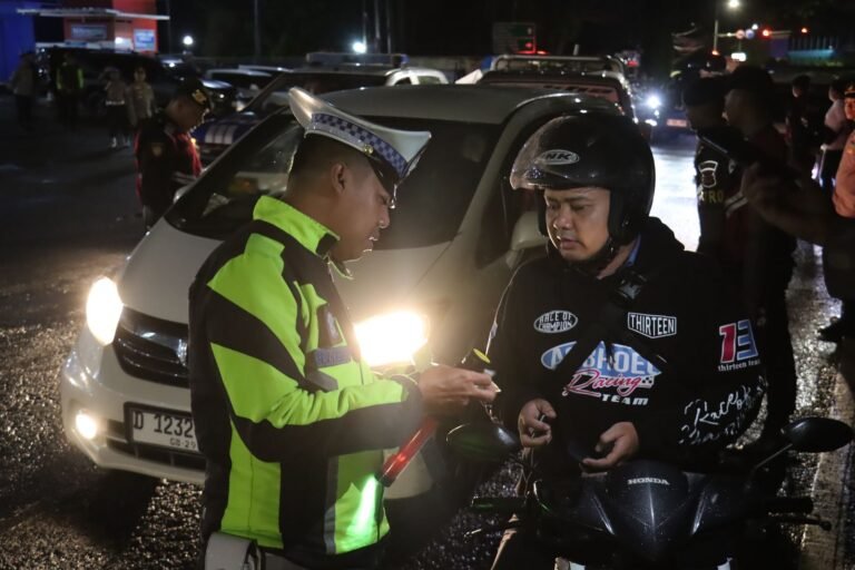 Ops Keselamatan Lodaya 2025, Polres Ciamis Tindak Tegas Pelanggar Lalu Lintas
