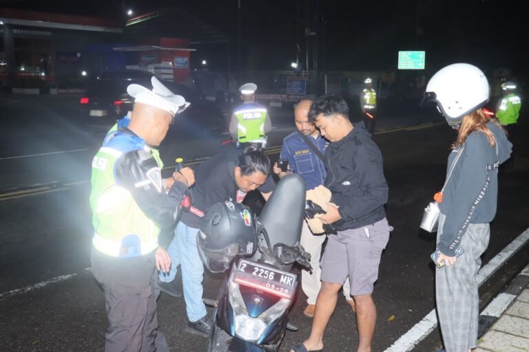 Ops Keselamatan Lodaya 2025, Polres Ciamis Tindak Tegas Pelanggar Lalu Lintas