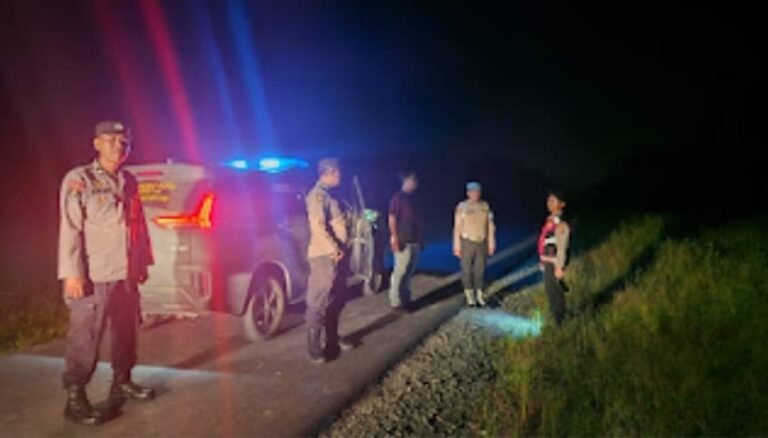 Gelar Patroli Malam Polsek Indrapura Cegah Begal Balab Liar & Tawuran