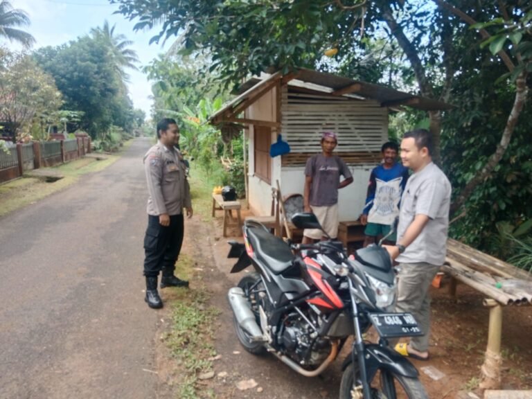 Cooling System, Polsek Sukadana Polres Ciamis Koorkom Kamtibmas ke Warga Desa Bunter