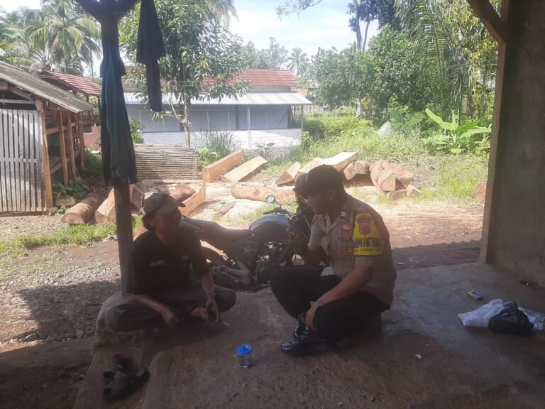 Cooling System, Polsek Cikoneng Polres Ciamis Koorkom Bahaya TPPO ke Warga di Budiasih