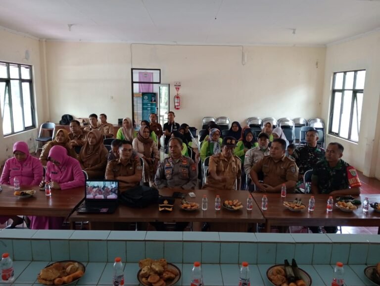 Polsek Rancah Hadiri Launching Penguatan Program Pekarangan Pangan Lestari di Desa Karangpari