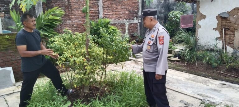 Polsek Kawali Polres Ciamis Apresiasi Langkah Warga Kawalimukti Jaga Ketahanan Pangan