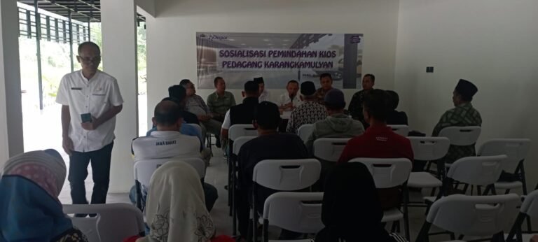 Cipkon, Polsek Cijeungjing Polres Ciamis Dampingi Pemda Ciamis Cooling System ke Pedagang