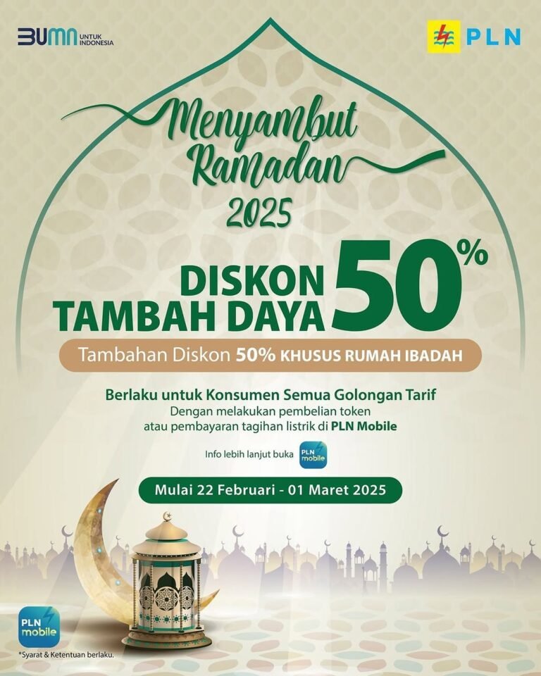 PLN UP3 Tasikmalaya Ajak Pelanggan Manfaatkan Promo Tambah Daya 50% Menjelang Bulan Ramadhan
