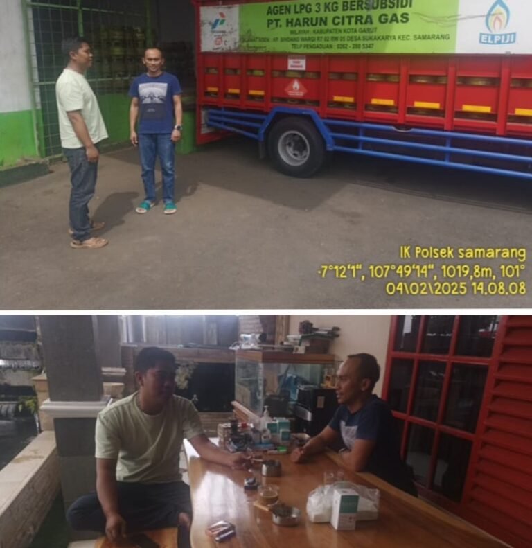 Giat Monitoring Penyaluran Gas LPG 3 KG Di Wilayah Hukum Polsek Samarang.