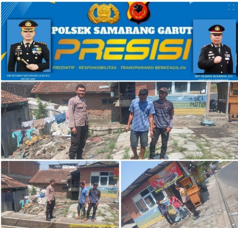 Polsek Samarang Giat Ngariung Kamtibmas Bersama Tokoh Masyarakat Desa Sukalaksana.