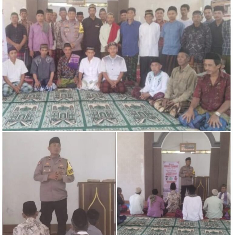 Polsek Caringin Gelar Program Jum’at Curhat, Bersama Tokoh Agama Dan Tokoh masyarakat.