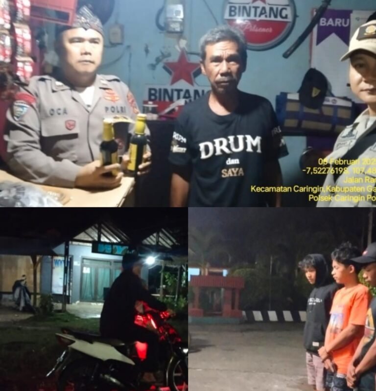 Antisipasi Gangguan Kamtibmas, Polsek Caringin Giat patroli KRYD Secara Rutin
