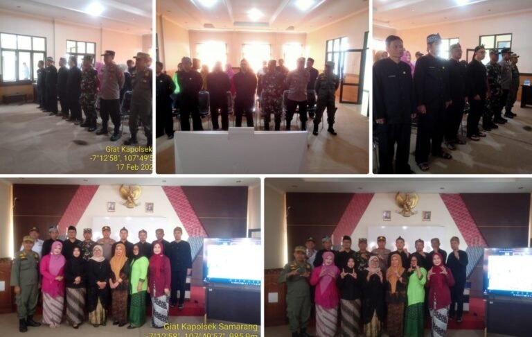 Polsek Samarang Hadiri Undangan Hari Jadi Garut Ke 212 Secara Zoom Meeting