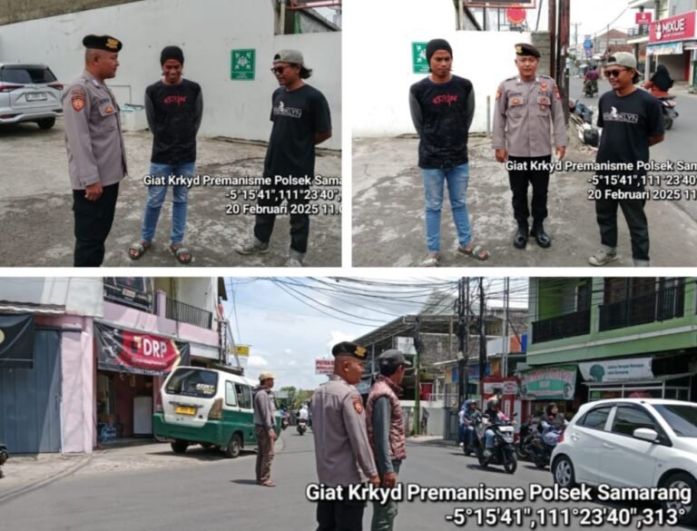 Antisipasi Gangguan Kamtibmas, Polsek Samarang Lakukan Patroli KRYD Operasi Premanisme.