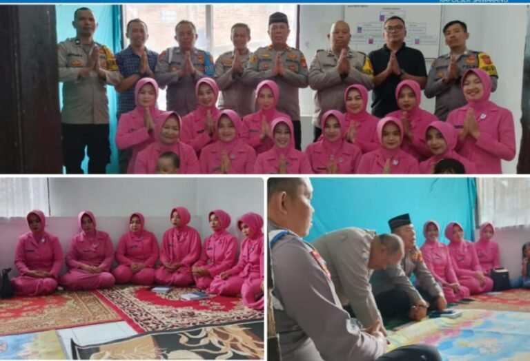 Kapolsek Samarang Gelar Musafahah dan Kuramasan Menjelang Bulan Suci Ramadhan.