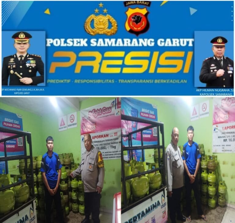 Giat Monitoring Penyaluran Gas LPG 3 Kg, di Wilayah Hukum Polsek Samarang.
