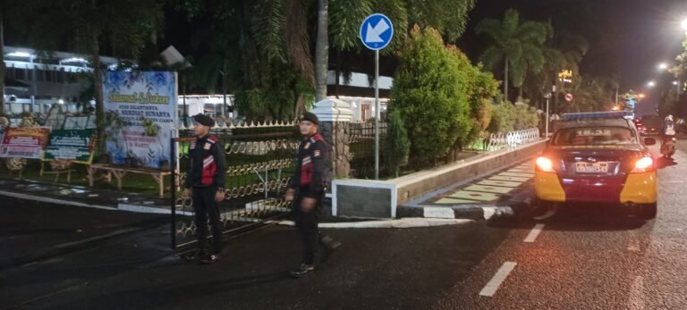 Sat Samapta Polres Ciamis Patroli Kamtibmas ke Obvit, Kantor Pemda Ciamis Jadi Sasaran