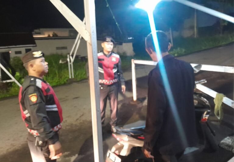 Jaga Harkamtibmas, Sat Samapta Polres Ciamis Patroli ke Kawasan Perumahan di Jam Rawan