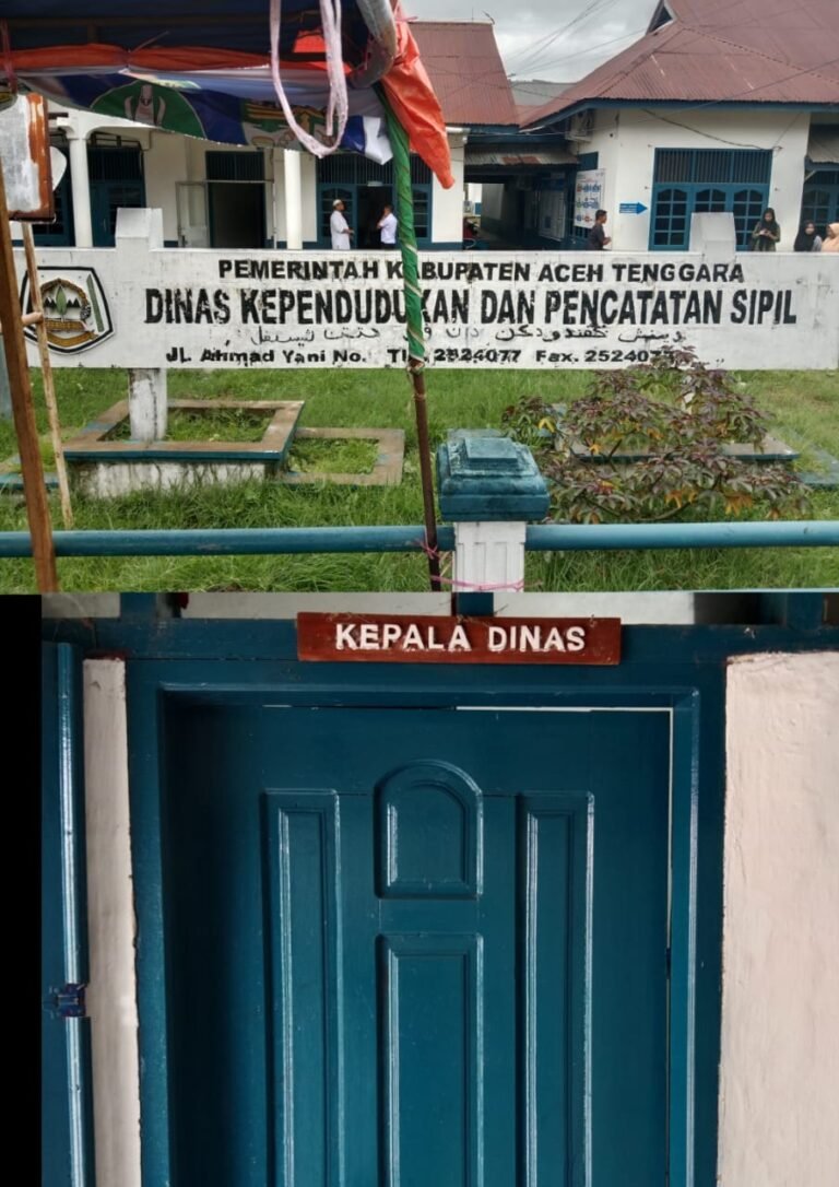 Blangko KTP Kosong di Aceh Tenggara, Ruang Kepala Dinas Terkunci Saat Jam Kerja, Warga Semakin Resah