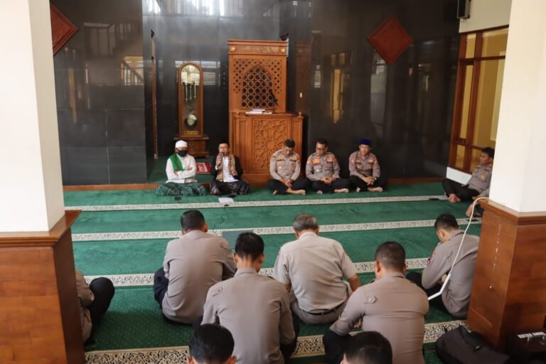 Polres Ciamis Gelar Binrohtal, Perkuat Keimanan Jelang Ramadhan