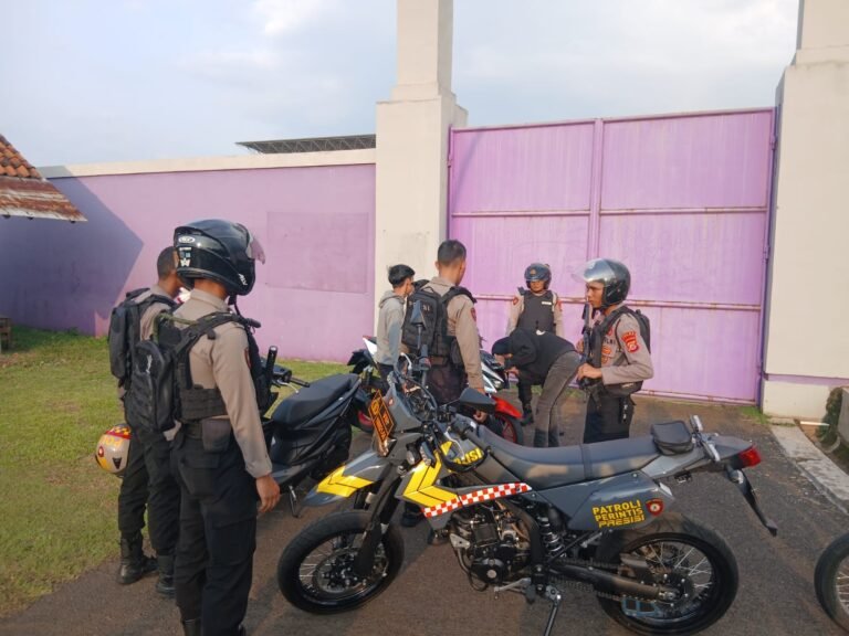 Sat Samapta Polres Ciamis Patroli Antisipasi Balapan Liar dan Knalpot Brong Saat Ngabuburit