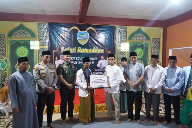 Kapolres Tasikmalaya Kota Hadiri Kegiatan Safari Ramadhan Perdana Bersama Forkopimda Kota Tasikmalaya