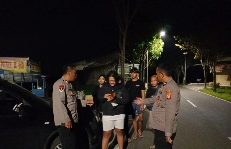 Polsek Wanaraja Gencarkan Patroli Malam Cegah Balap Liar dan Perang Sarung