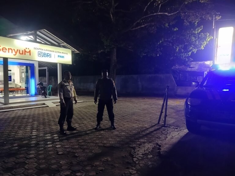 Polsek Bantarkalong Tingkatkan Patroli Malam Dalam Jaga Kamtibmas Saat Ramadhan