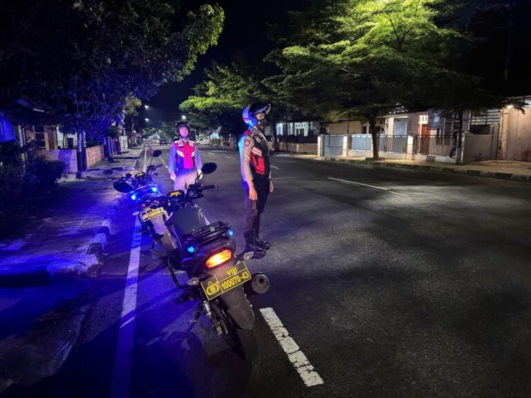 Cipta Kondisi Selama Ramadan, Polres Ciamis Gelar Patroli Perintis Menjelang Waktu Sahur