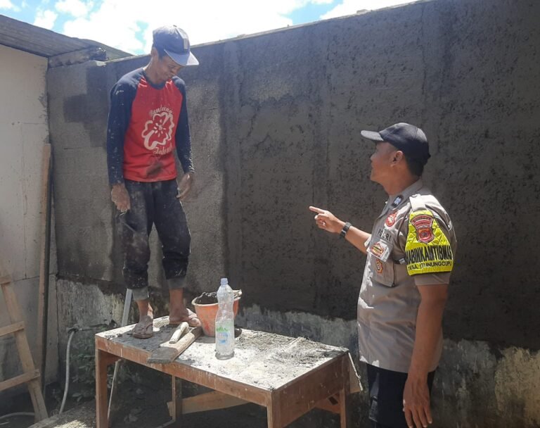 Cooling System, Polsek Cikoneng Polres Ciamis Koorkom Bahaya TPPO ke Warga di Kadupugur