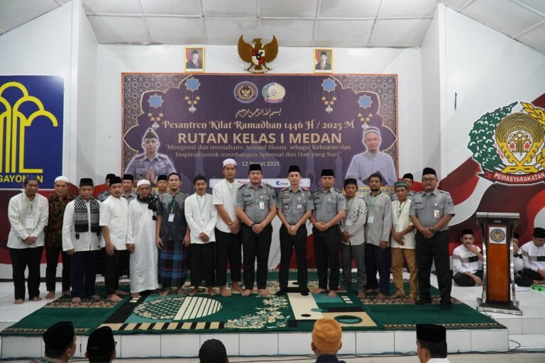 Pembukaan Pesantren Kilat Ramadhan Bagi Warga Binaan Rutan Kelas I Medan