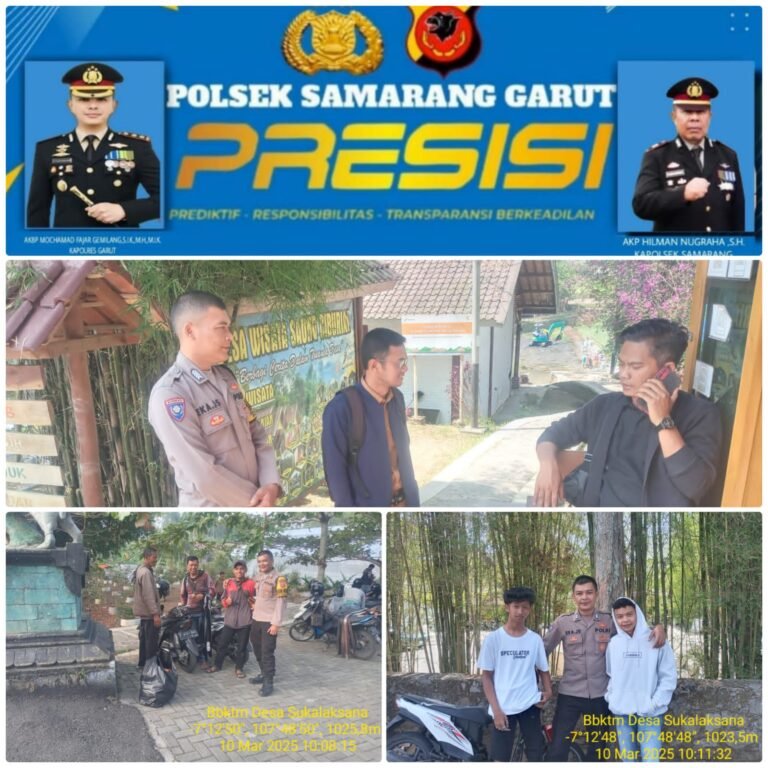 Giat Program Ngariung Kamtibmas, Di Wilayah Hukum Polsek Samarang Polres Garut.