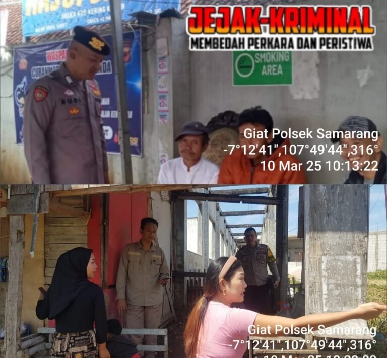 Giat Operasi Premanisme di Wilayah Hukum Polsek Samarang.