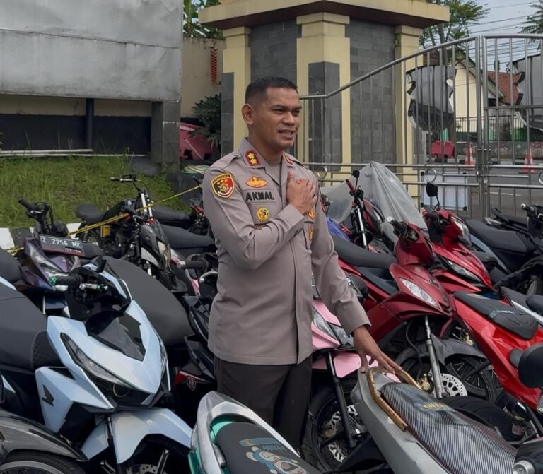 Polres Ciamis Amankan Kendaraan Berknalpot Bising Selama Ramadan, Ciptakan Situasi Kondusif