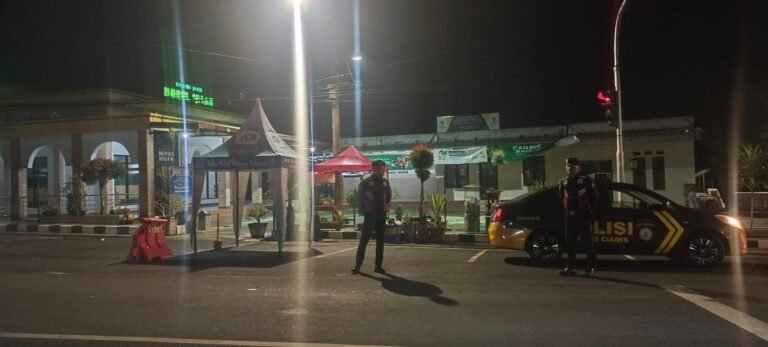 Cipkon Kamtibmas Saat Ramadan, Polres Ciamis Gelar Patroli Setelah Waktu Sahur Hingga Subuh