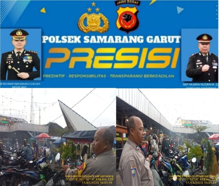 Giat Lakukan Patroli Sore, Dalam Rangka Pengamanan Ngabuburit Di Wilkum Polsek Samarang.