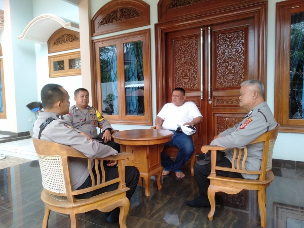 Jaga Harkamtibmas Selama Ramadan, Polsek Kawali Polres Ciamis Koorkom ke Toga di Jatinagara