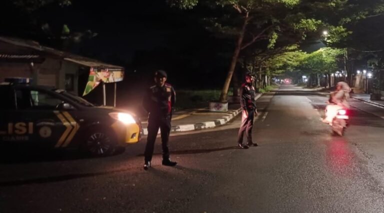 Cipkon Kamtibmas Saat Ramadan, Polres Ciamis Patroli Setelah Waktu Sahur Hingga Subuh