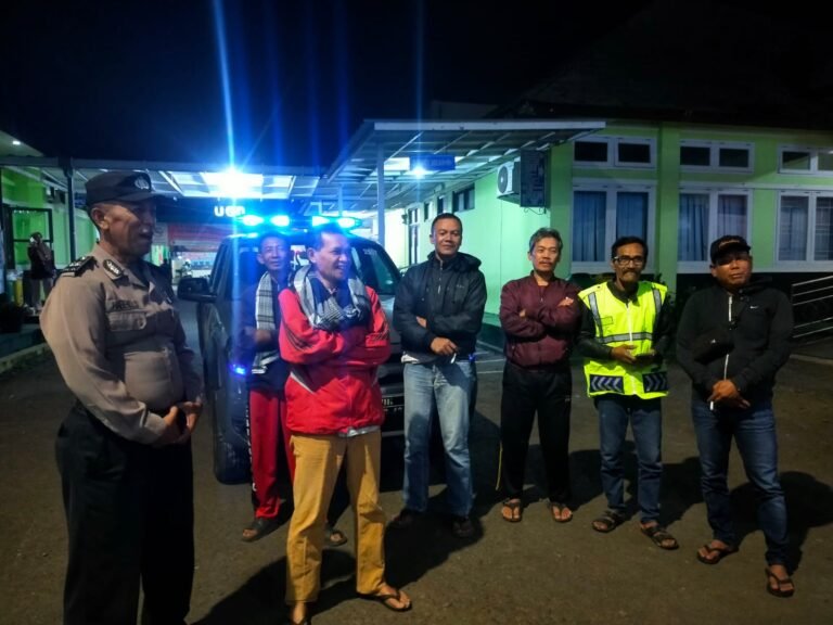 Cipkon di Bulan Suci Ramadan, Polsek Cipaku Polres Ciamis Intens Patroli KRYD di Malam Hari