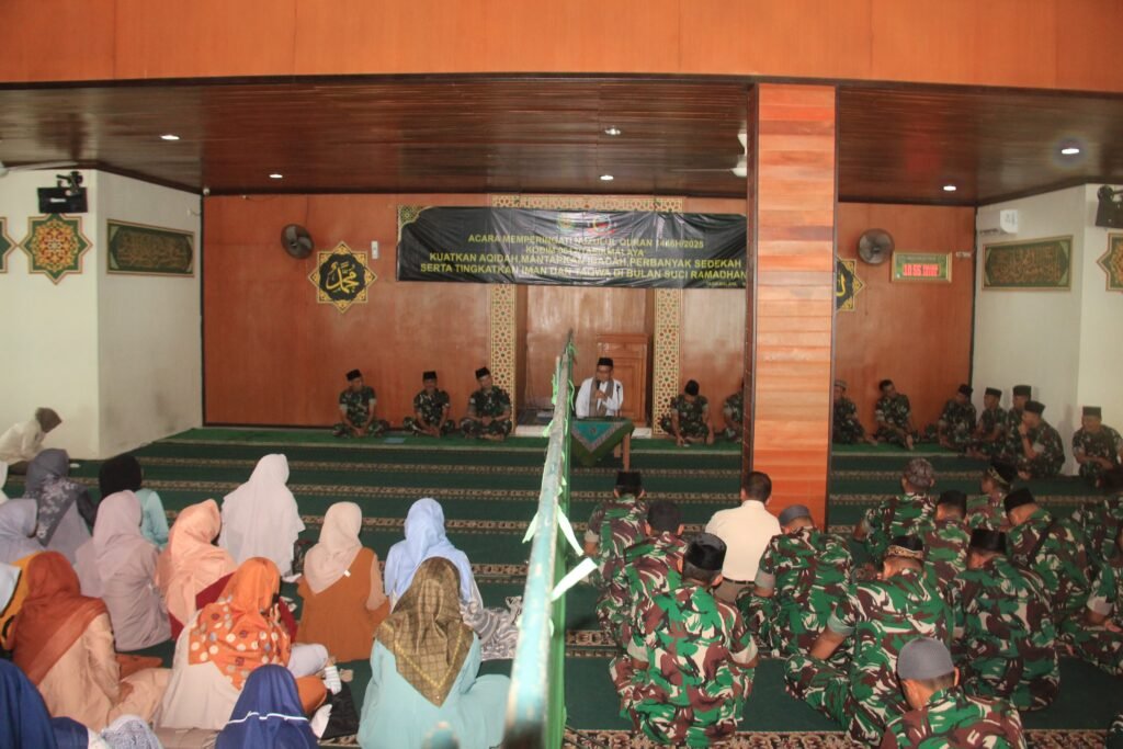 Kodim 0612/Tasikmalaya Peringati Nuzulul Quran 1446H/2025M dengan Tema “Kuatkan Aqidah, Mantapkan Ibadah, Perbanyak Sedekah serta Tingkatkan Iman dan Taqwa di Bulan Suci Ramadhan