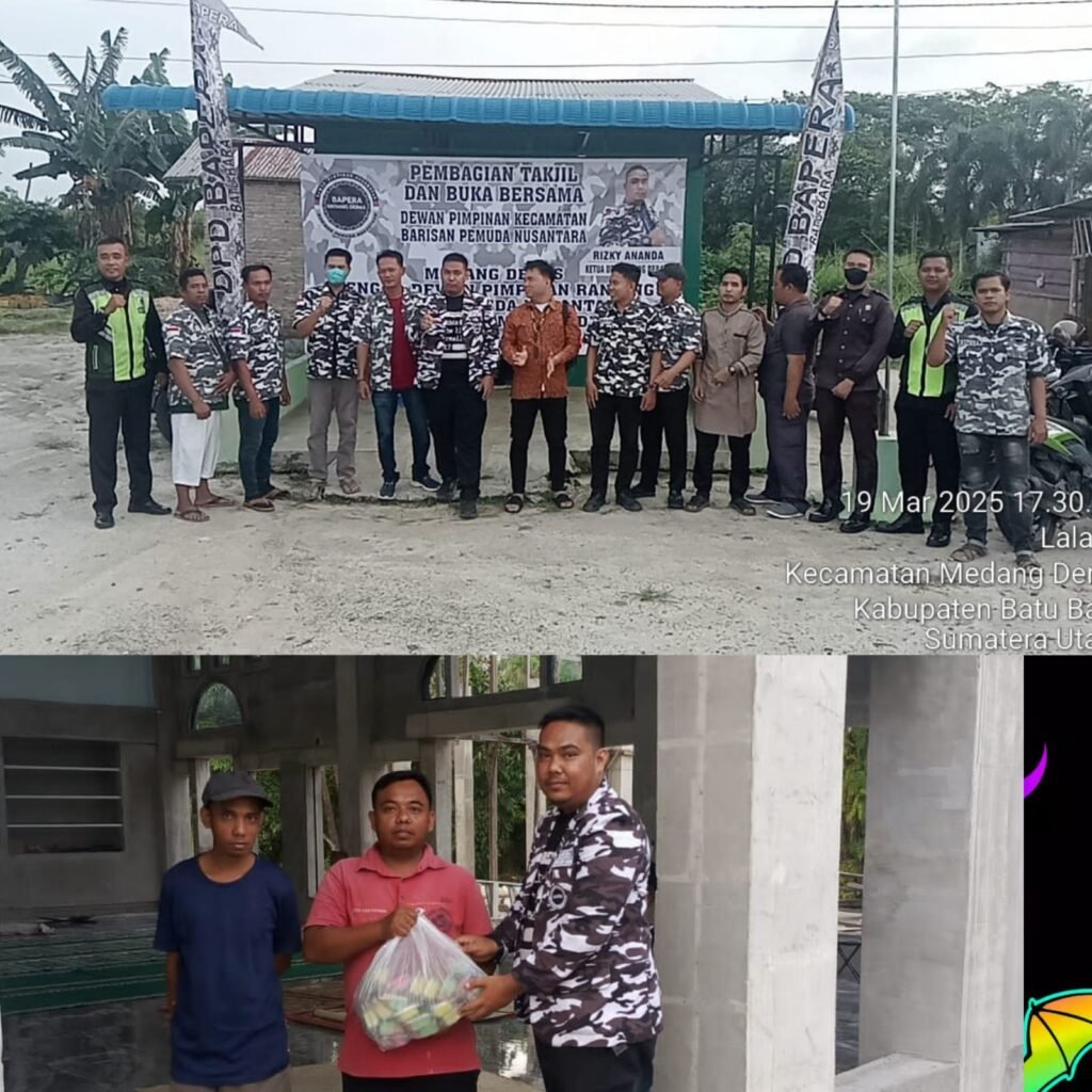 DPK BAPERA Medang Deras Bagikan 500 Porsi Takjil untuk Masyarakat dan Rumah Ibadah