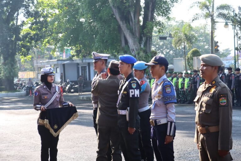Polres Ciamis Gelar Apel Pasukan Pengamanan Operasi Ketupat Lodaya 2025