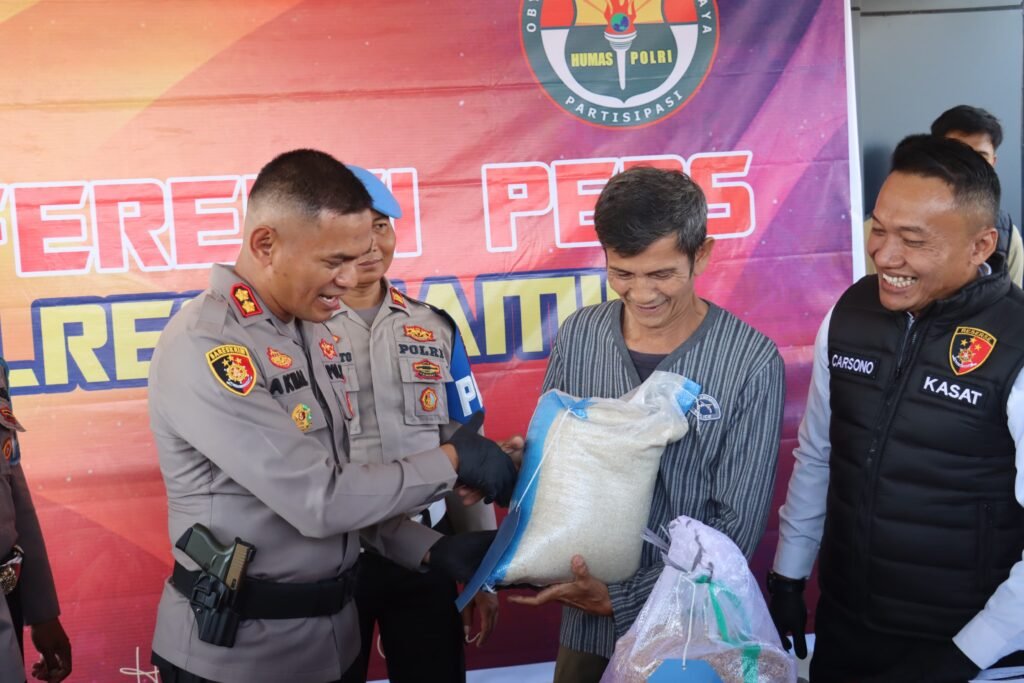 Polres Ciamis Gelar Konferensi Pers Ungkap Kasus Pencurian Gabah dengan Pemberatan