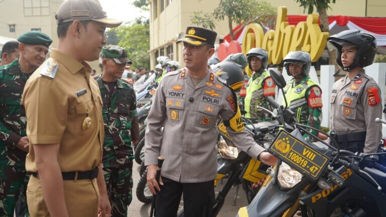 Polres Cianjur Melaksanakan Apel Gelar Pasukan Ops Ketupat Lodaya 2025