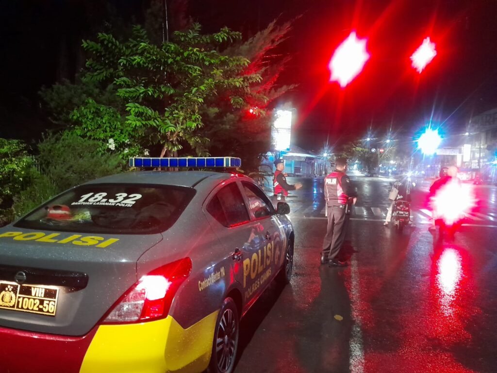 Cipkon di Bulan Ramadan, Polres Ciamis Patroli Setelah Waktu Sahur Hingga Subuh di Pusat Kota
