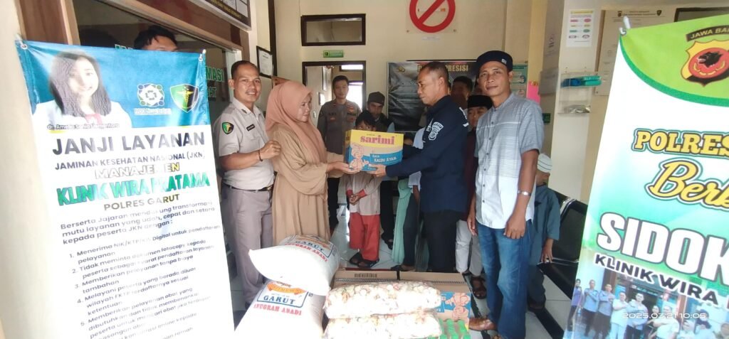 Polres Garut Gelar Kegiatan Jum’at Berkah, Berbagi Kebahagiaan dengan Anak Yatim