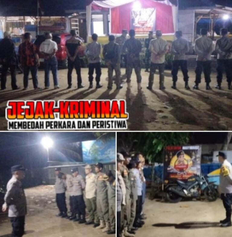 Polsek Caringin IPDA Indra Koncara, Pimpin Apel Gabungan, Dalam Rangka OPS Ketupat Lodaya 2025.