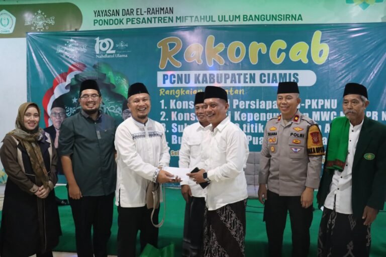 Rakorcab PCNU Ciamis Lahirkan 4 Konsensus, Kapolres Ciamis Berikan Dukungan Penuh
