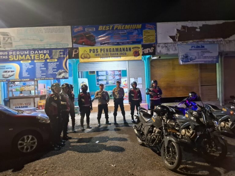 Satgas Preventif Patroli ke Obvit, Kawasan Terminal Ciamis Jadi Sasaran Cipkon Kamtibmas