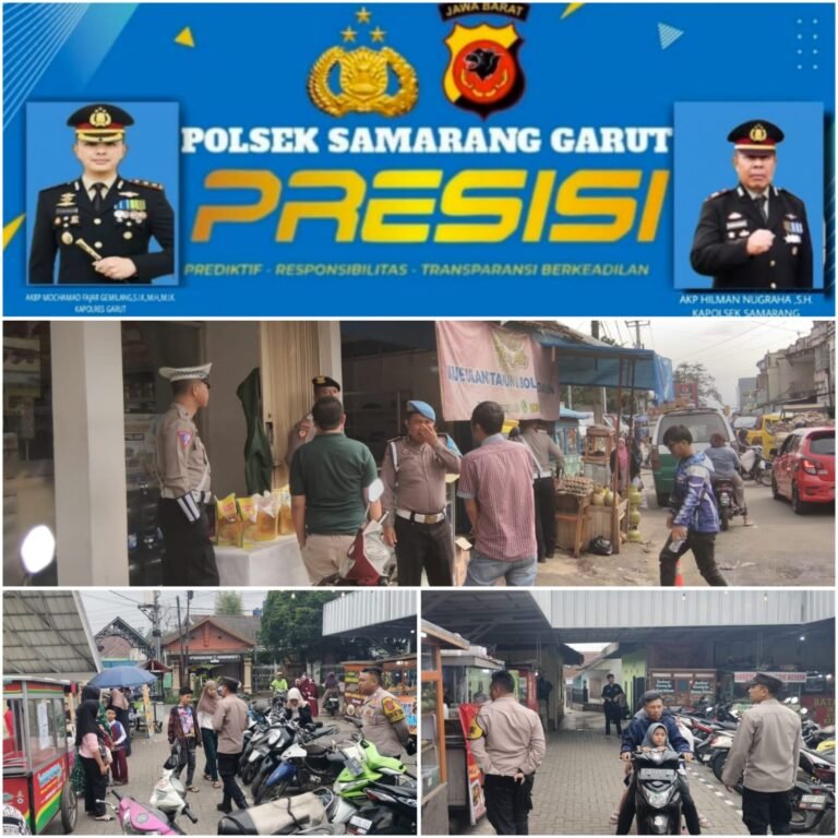 Giat Patroli Sore, Sekaligus Pengamanan Warga Ngabuburit Dan Bagikan Takjil Di Wilkum Polsek Samarang.
