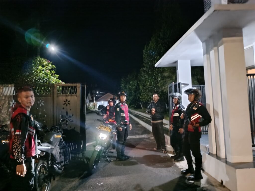 Polres Ciamis Gelar Patroli di Perumahan Kosong untuk Antisipasi Kejahatan Saat Mudik Lebaran