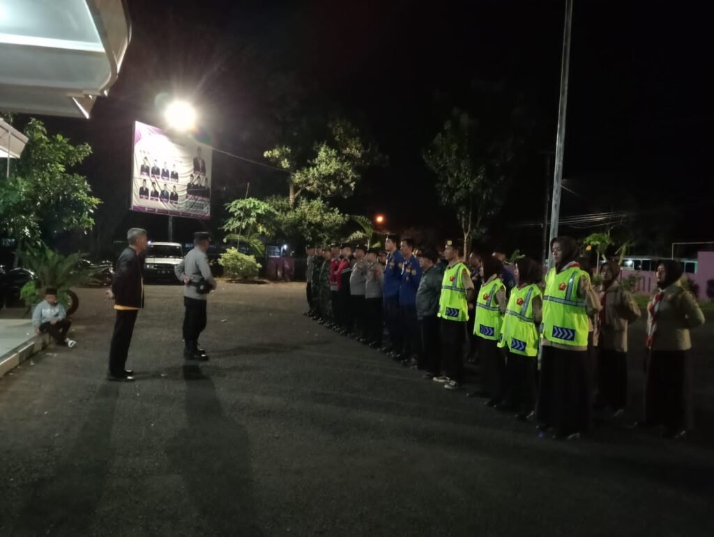 Pastikan Malam Takbir Aman, Polsek Rancah Polres Ciamis Patroli ke Pusat Keramaian